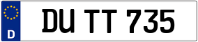 Truck License Plate